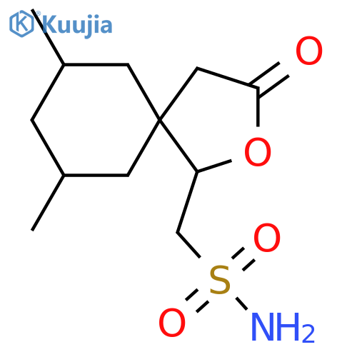 {7,9-dimethyl-3-oxo-2-oxaspiro4.5decan-1-yl}methanesulfonamide structure