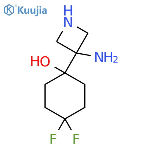 1-(3-aminoazetidin-3-yl)-4,4-difluorocyclohexan-1-ol structure