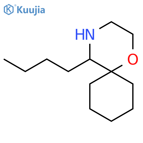 5-butyl-1-oxa-4-azaspiro5.5undecane structure