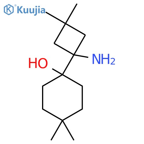 1-(1-amino-3,3-dimethylcyclobutyl)-4,4-dimethylcyclohexan-1-ol structure