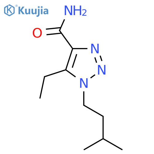 5-ethyl-1-(3-methylbutyl)-1H-1,2,3-triazole-4-carboxamide structure