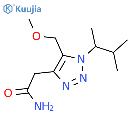2-5-(methoxymethyl)-1-(3-methylbutan-2-yl)-1H-1,2,3-triazol-4-ylacetamide structure