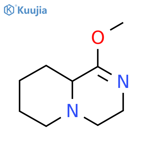 1-methoxy-3H,4H,6H,7H,8H,9H,9aH-pyrido1,2-apyrazine structure
