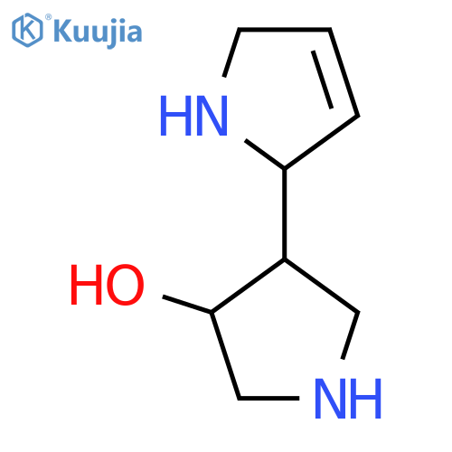 4-(2,5-dihydro-1H-pyrrol-2-yl)pyrrolidin-3-ol structure