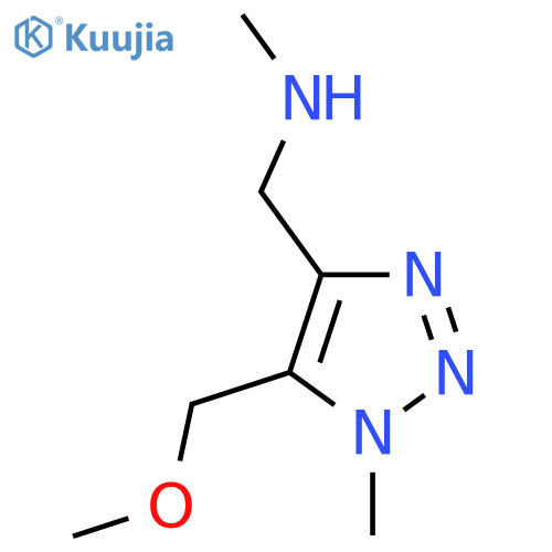 {5-(methoxymethyl)-1-methyl-1H-1,2,3-triazol-4-ylmethyl}(methyl)amine structure