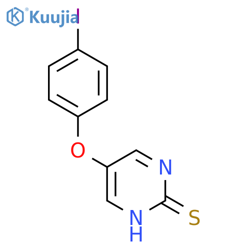 5-(4-iodophenoxy)pyrimidine-2-thiol structure