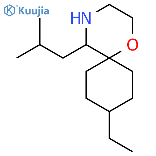 9-ethyl-5-(2-methylpropyl)-1-oxa-4-azaspiro5.5undecane structure