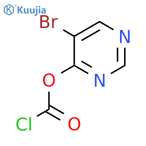 5-bromopyrimidin-4-yl chloroformate structure
