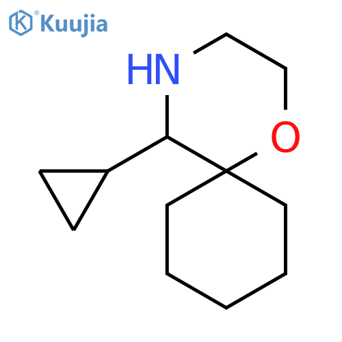 5-cyclopropyl-1-oxa-4-azaspiro5.5undecane structure