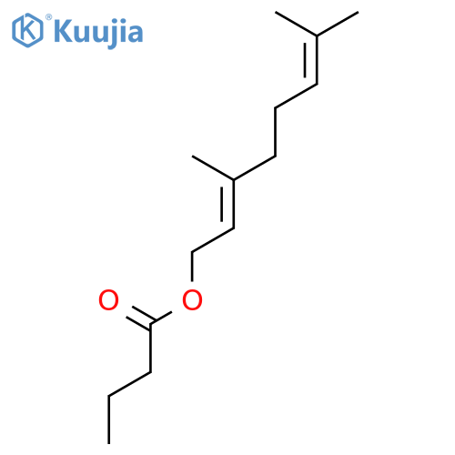 3,7-Dimethyl-2,6-octadienyl Butyrate structure