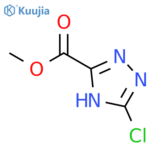 methyl 3-chloro-1H-1,2,4-triazole-5-carboxylate structure