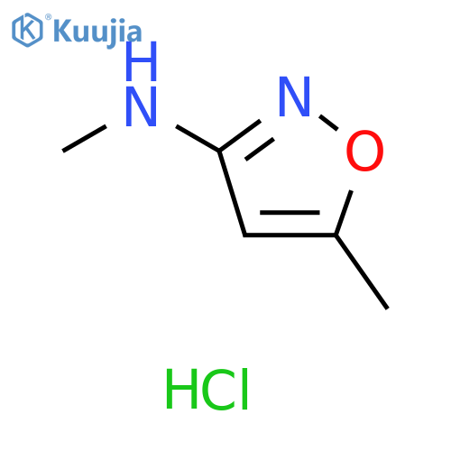 N,5-dimethyl-1,2-oxazol-3-amine hydrochloride structure