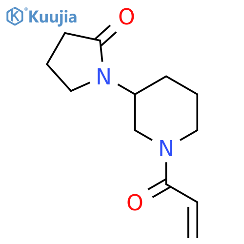 1-(1-Prop-2-enoylpiperidin-3-yl)pyrrolidin-2-one structure