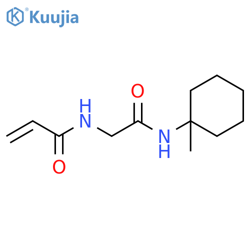 N-[2-[(1-Methylcyclohexyl)amino]-2-oxoethyl]-2-propenamide structure
