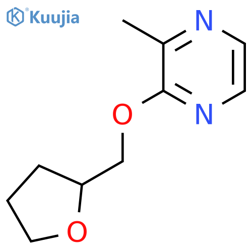 2-Methyl-3-[(oxolan-2-yl)methoxy]pyrazine structure