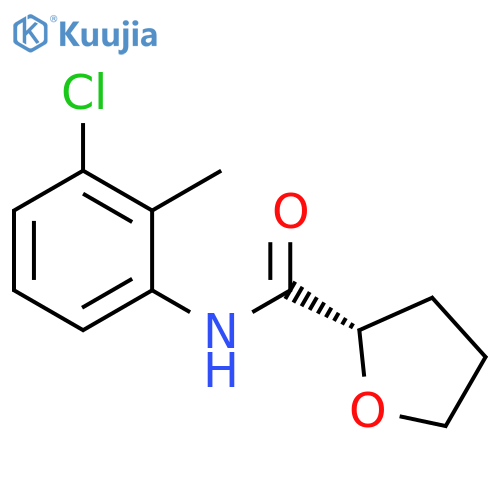 2-Furancarboxamide, N-(3-chloro-2-methylphenyl)tetrahydro-, (2S)- structure