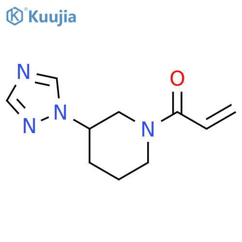 1-[3-(1H-1,2,4-Triazol-1-yl)-1-piperidinyl]-2-propen-1-one structure