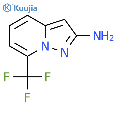 7-(TRIFLUOROMETHYL)PYRAZOLO[1,5-A]PYRIDIN-2-AMINE structure