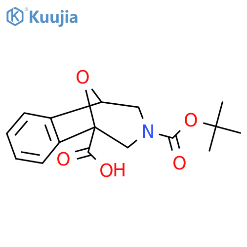 3-(TERT-BUTOXYCARBONYL)-2,3,4,5-TETRAHYDRO-1H-1,5-EPOXYBENZO[D]AZEPINE-1-CARBOXYLIC ACID structure