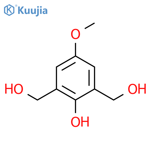 2,6-bis(hydroxymethyl)-4-methoxyphenol structure