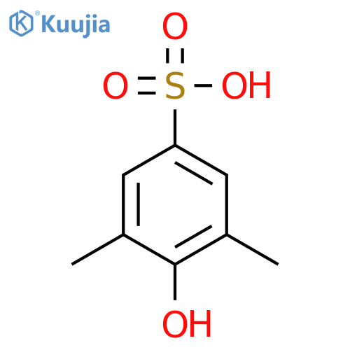 Benzenesulfonic acid,4-hydroxy-3,5-dimethyl- structure