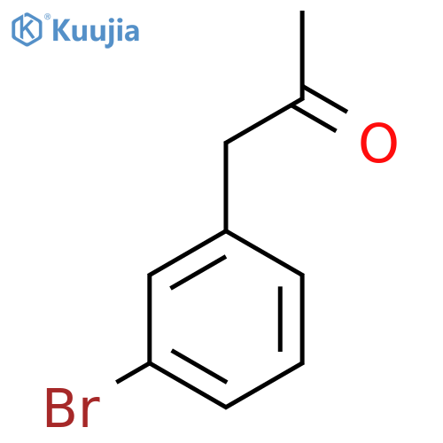 1-(3-Bromophenyl)propan-2-one structure