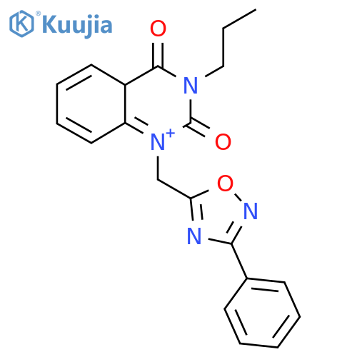 1-[(3-Phenyl-1,2,4-oxadiazol-5-yl)methyl]-3-propyl-1,2,3,4-tetrahydroquinazoline-2,4-dione structure