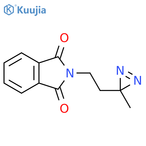 2-2-(3-methyl-3H-diazirin-3-yl)ethyl-2,3-dihydro-1H-isoindole-1,3-dione structure