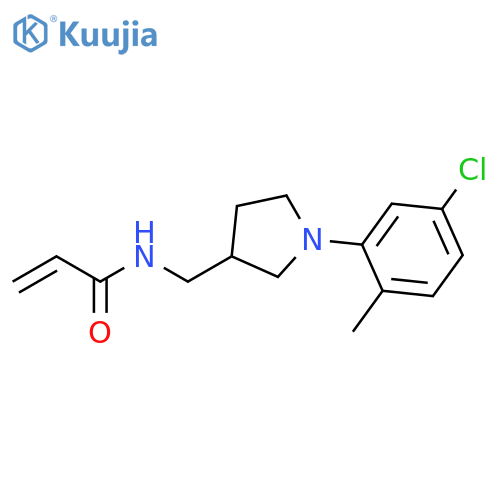 N-[[1-(5-Chloro-2-methylphenyl)-3-pyrrolidinyl]methyl]-2-propenamide structure