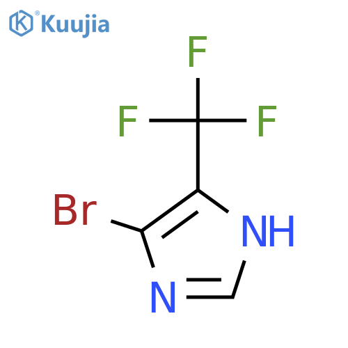 5-Bromo-4-(trifluoromethyl)-1H-imidazole structure