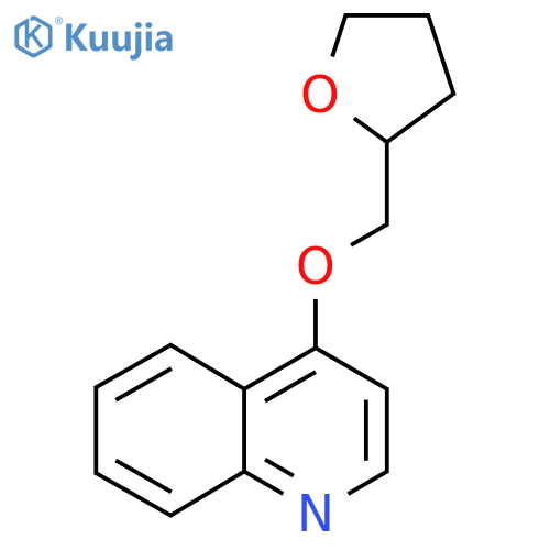 4-[(Oxolan-2-yl)methoxy]quinoline structure