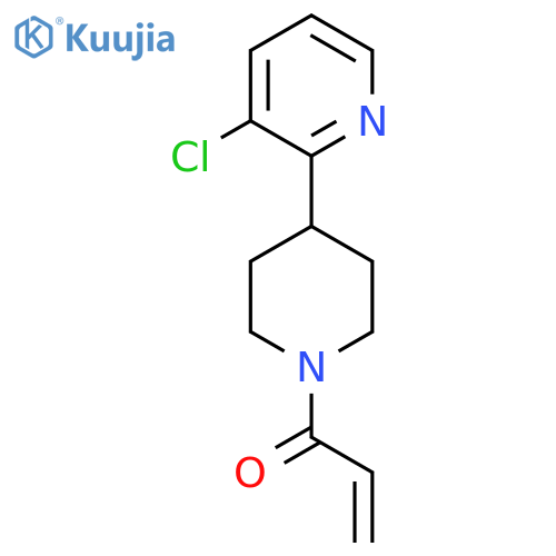 1-[4-(3-Chloropyridin-2-yl)piperidin-1-yl]prop-2-en-1-one structure