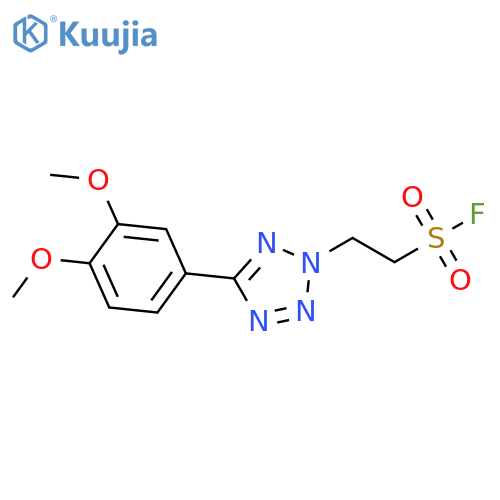 5-(3,4-Dimethoxyphenyl)-2H-tetrazole-2-ethanesulfonyl fluoride structure