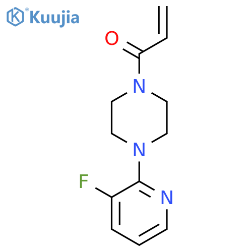 1-[4-(3-Fluoropyridin-2-yl)piperazin-1-yl]prop-2-en-1-one structure
