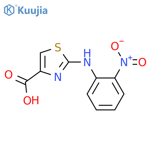 2-(2-Nitrophenylamino)-thiazole-4-carboxylic acid structure