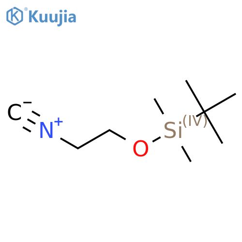 Tert-butyl(2-isocyanoethoxy)dimethylsilane structure