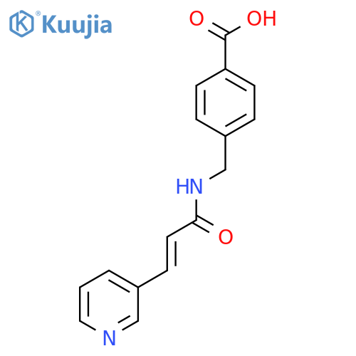 E-4-((3-(Pyridin-3-yl)acrylamido)methyl)benzoic Acid structure