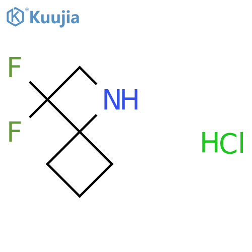 3,3-Difluoro-1-azaspiro[3.3]heptane hydrochloride structure