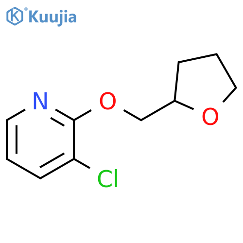 3-chloro-2-[(oxolan-2-yl)methoxy]pyridine structure