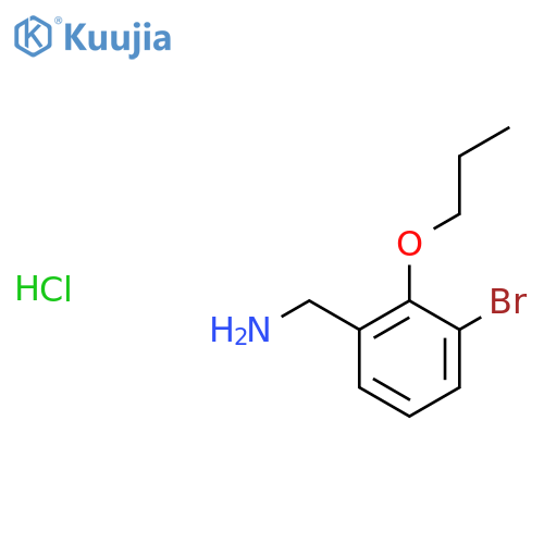 3-Bromo-2-propoxybenzylamine hydrochloride structure