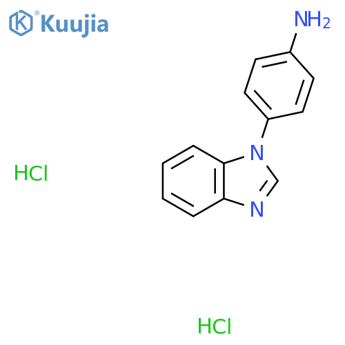 4-(1H-Benzimidazol-1-yl)aniline dihydrochloride structure