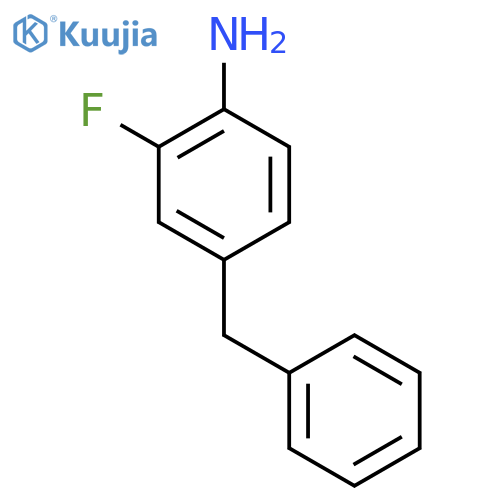 4-Benzyl-2-fluoroaniline structure
