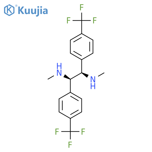 (1R,2R)-N,N'-Dimethyl-1,2-bis[4-(trifluoromethyl)phenyl]-1,2-ethanediamine structure