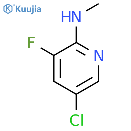5-Chloro-3-fluoro-2-methylaminopyridine structure