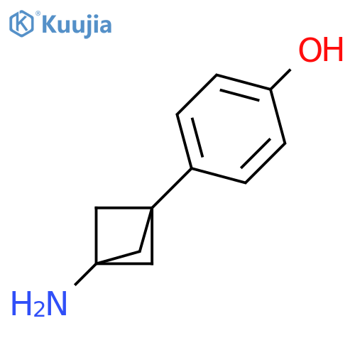 4-(3-Aminobicyclo[1.1.1]pentan-1-yl)phenol structure
