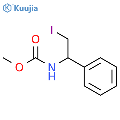 Carbamic acid,(2-iodo-1-phenylethyl)-, methyl ester (9CI) structure