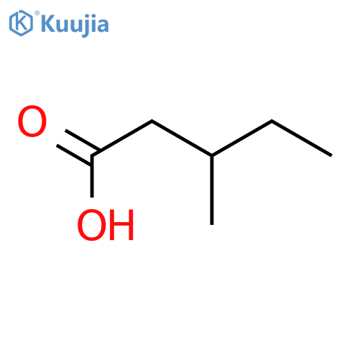 (3S)-methyl valeric acid structure