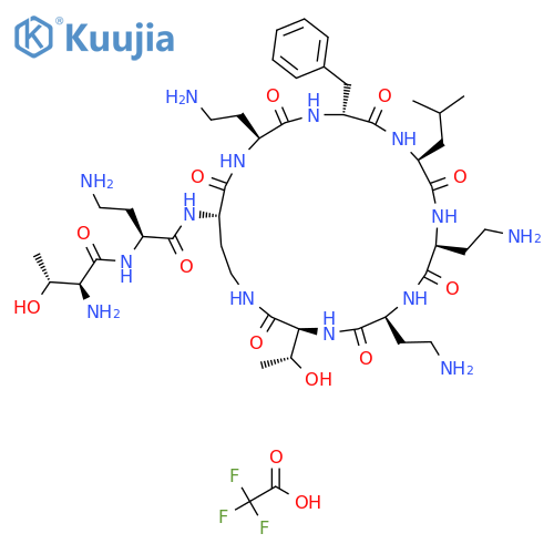 Polymyxin B nonapeptide TFA structure