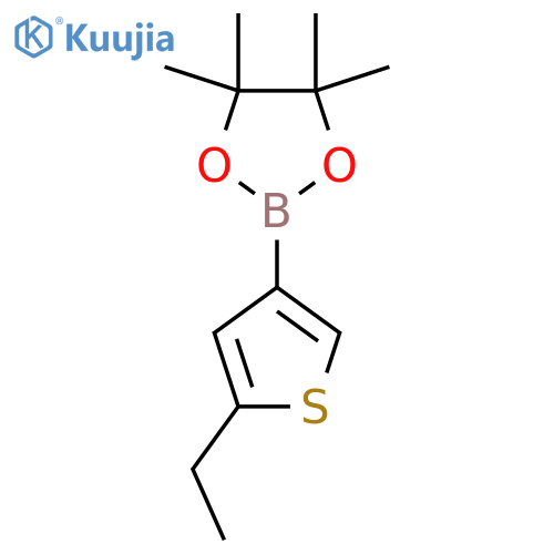 2-(5-Ethylthiophen-3-yl)-4,4,5,5-tetramethyl-1,3,2-dioxaborolane structure