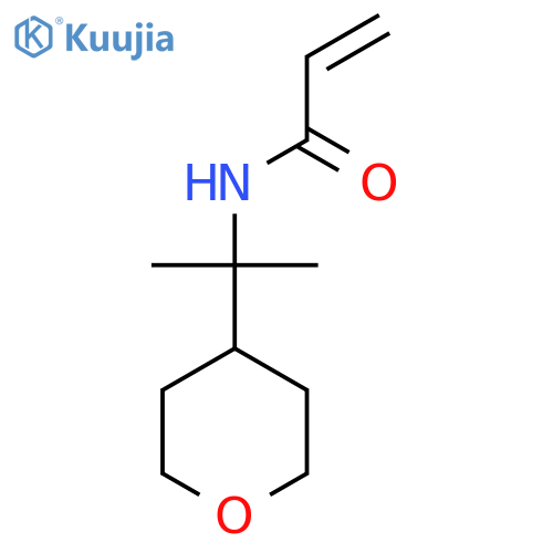 N-[2-(Oxan-4-yl)propan-2-yl]prop-2-enamide structure